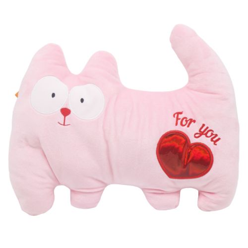 М'яка іграшка "Котик Лапочка", рожевий