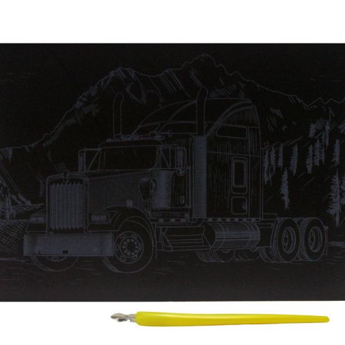 Гравюра "Silver Metallic: Тягач" (А5) Економ