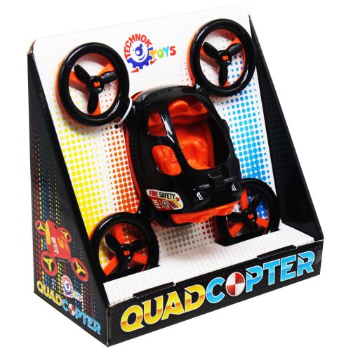 Пластикова машинка "Квадрокоптер", чорний