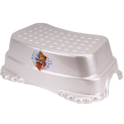 Дитяча підставка-сходинка, біла