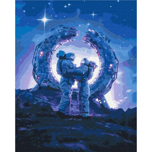 Картина за номерами "Космічні почуття" ★★★