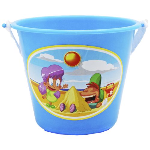 Відро дитяче "Пляжні розваги", блакитне