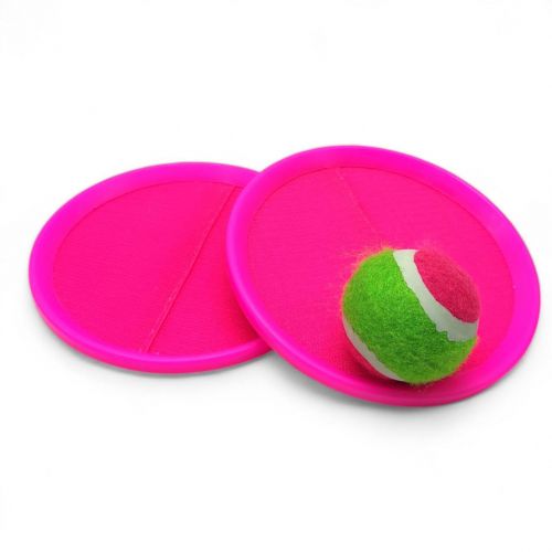 Ігровий набір "Кечбол", круглий з липучками (мікс)