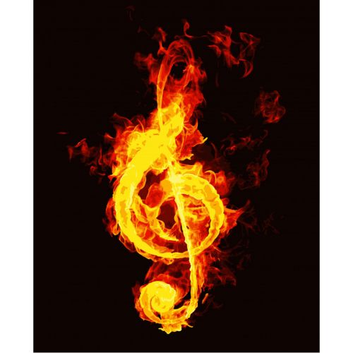 Картина за номерами "Ключ до музики" ★★★