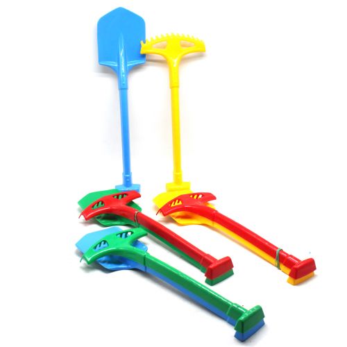 Набір "Молодець: Лопатка + граблі", мікс