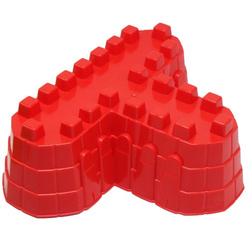 Пасочка пластикова "Фортеця", червона