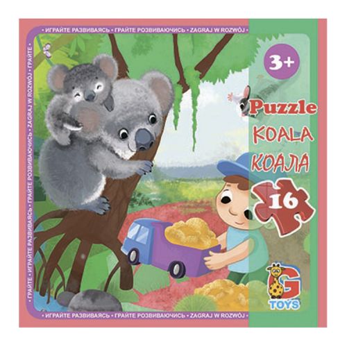 Пазл "Зоопарк: Коала", 16 елем. (21х20 см)