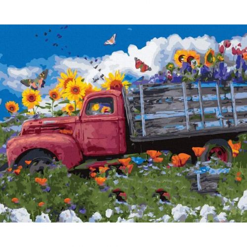 Картина за номерами "Посеред поля" 40х50 см