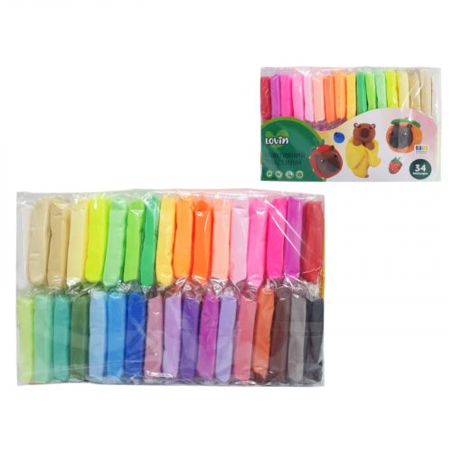 Набір повітряного пластиліну, 34 кольори