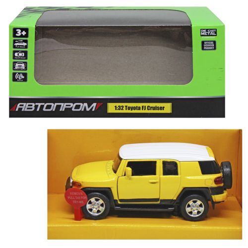 Машинка "Toyota FJ Cruiser", жовта