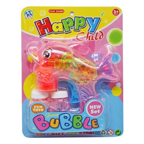 Пістолет для мильних бульбашок "Дельфін" (рожевий)