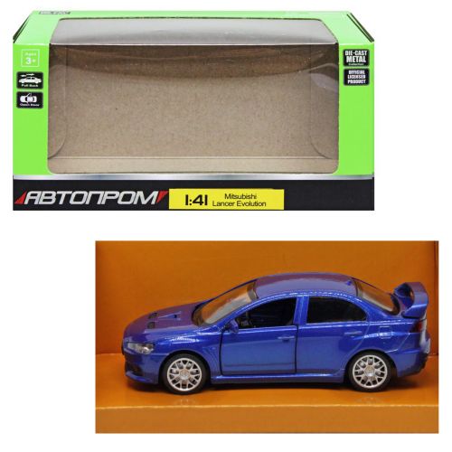 Машинка металева "Автопром: Mitsubishi Lancer", синій