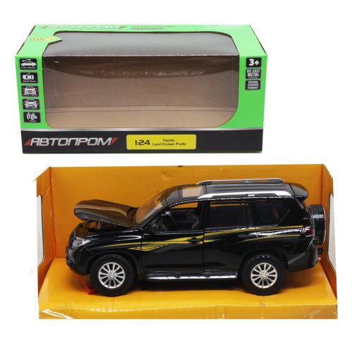 Машина металева "Toyota Land Cruiser Prado" із серії "Автопром" (чорна)