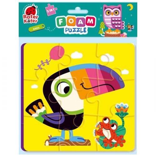 Мʼякі пазли 2в1 "Foam Puzzle: Птахи"