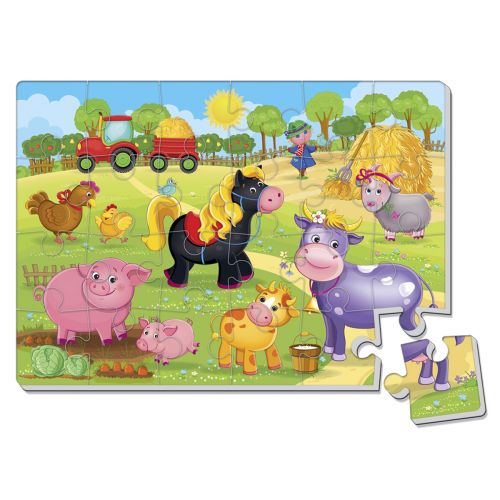 Мʼякі пазли А4 "Ферма" (24 елем )