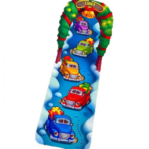 Деревʼяна вкладка "Новорічні машинки"