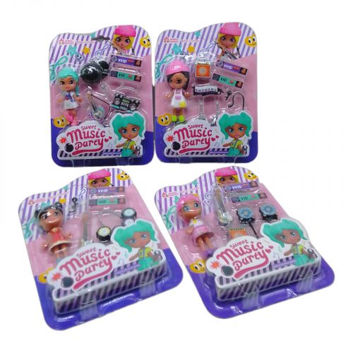 Лялька з аксесуарами "Музична вечірка" (мікс)