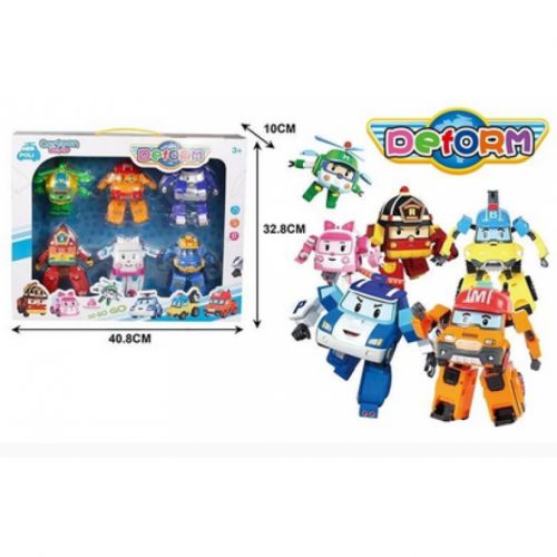 Набір трансформерів 381 D Робокар Полі в коробці