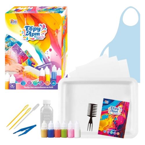 Набір для творчості "Ебру Арт", 6 пігментів