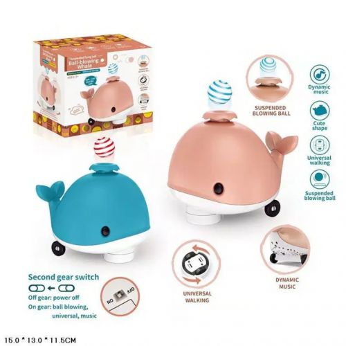 Іграшка музична "Кит-фокусник" (мікс)