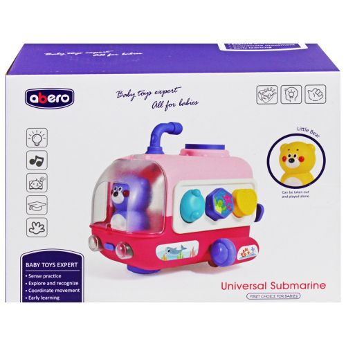 Музичний сортер "Субмарина" (рожевий)