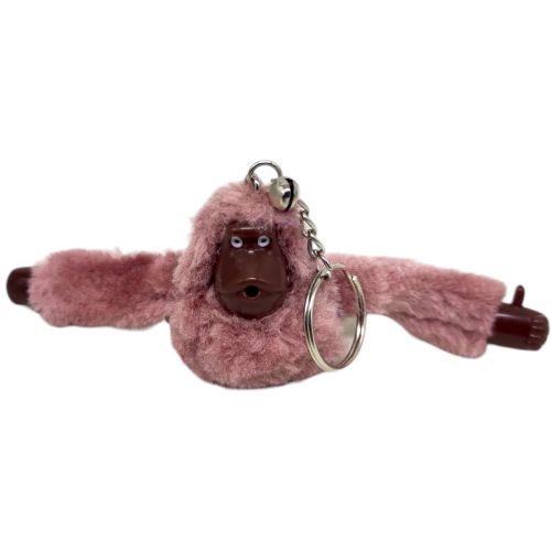 Брелок хутряний "Горила", фуксія