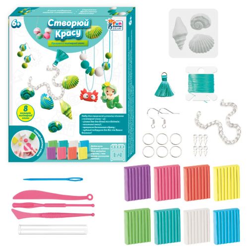 Набір "Створи красу: Прикраси з полімерної глини" (укр)