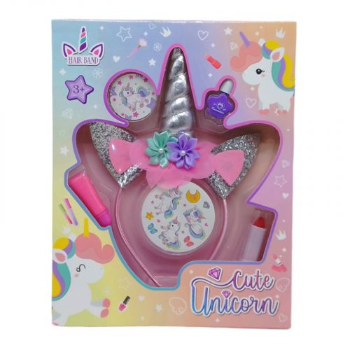 Косметика з прикрасами "Милий єдиноріг" (срібний)