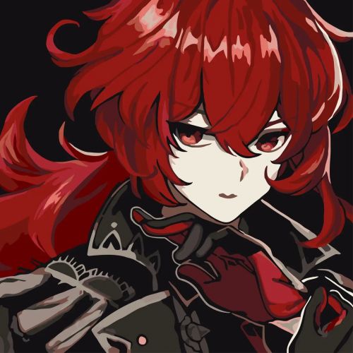 Картина за номерами на ДВП "Аніме. Геншин Ділюк" 30х30 см ★★★