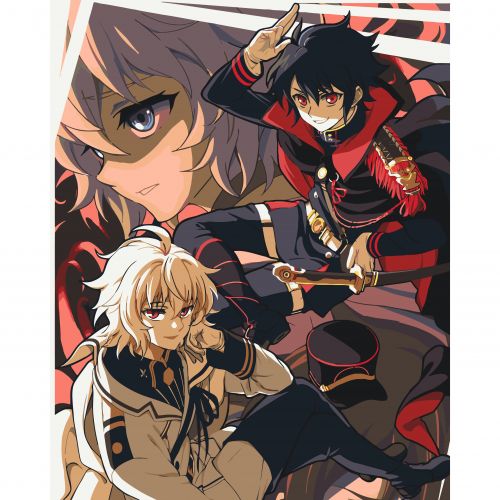 Картина по номерах Аніме "Останній серафим" 40x50 см