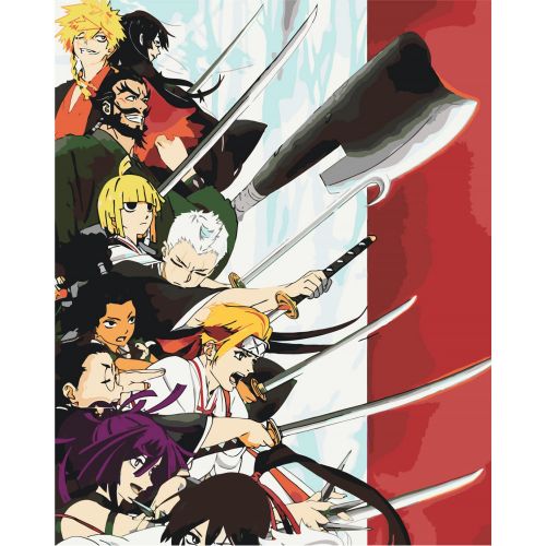 Картина по номерах "Аніме. Пекельний рай" 40x50 см