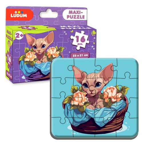 Пазл "Максі-пазл Котик", 16 елементів