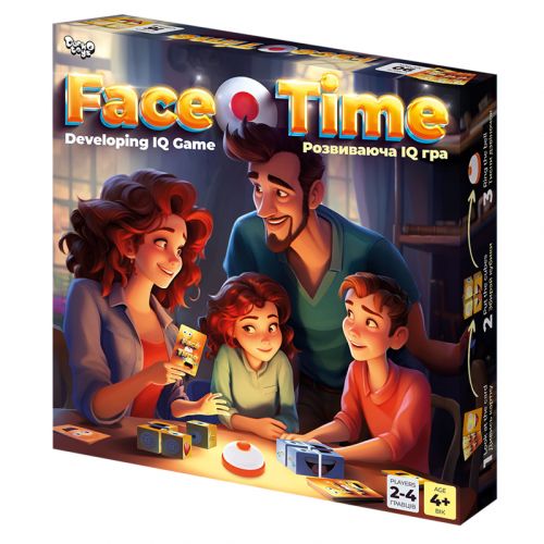Розвиваюча настільна гра "Face Time" (укр)
