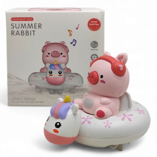 Заводна іграшка для ванни "Поросятко"