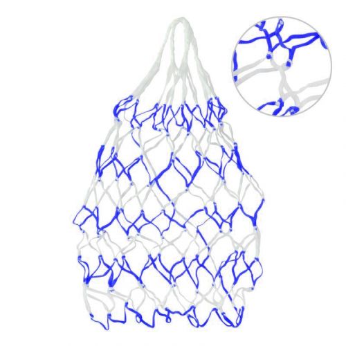 Сітка для мʼячів, велика, тканинна, 110 см (мікс кольорів)