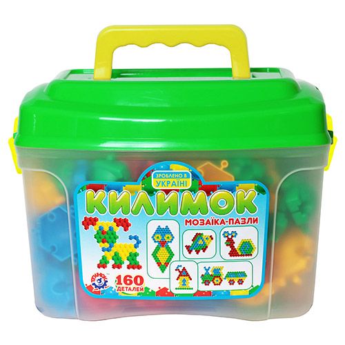 Мозаїка-пазли "Килимок" у валізці (160 деталей)