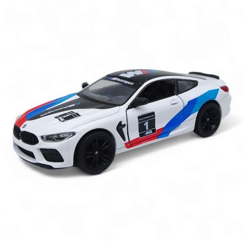 Машинка Kinsmart "BMW M8 Competition Coupe 5", біла