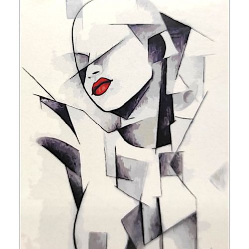 Картина по номерах "Абстрактна красуня" 40х50 см