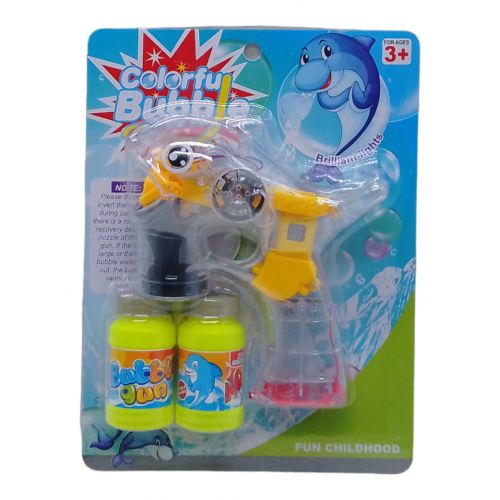 Пістолет з мильними бульбашками "Дельфінчик", на батарейках