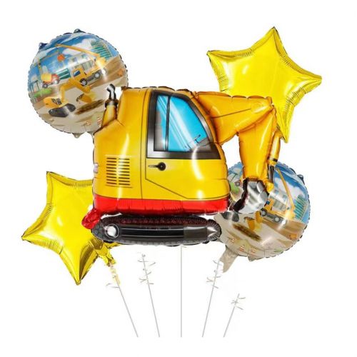Набір надувних куль "Екскаватор"