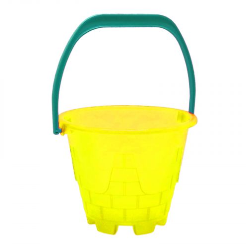 Відро для піску "Вежа", пластик (жовте)