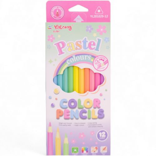 Олівці 12кол, PASTEL-MACARONS (33316)