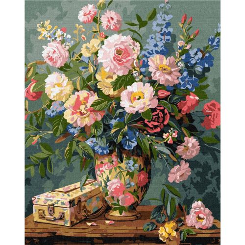 Картина по номерах "Квіткова фантазія" 40х50 см