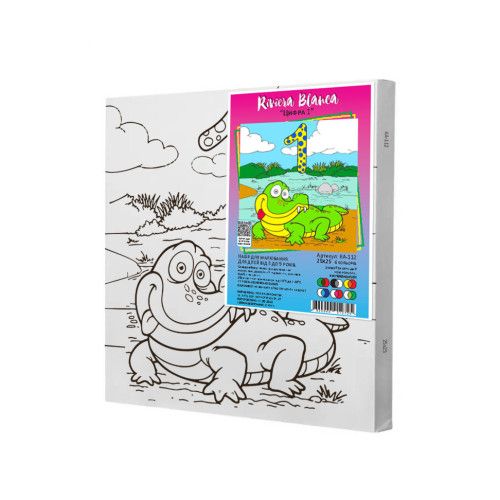 Дитячий набір для розпису "Цифра 1", 25х25 см