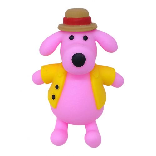 Іграшка-антистрес "Песик", піна, рожевий