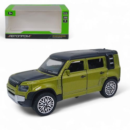 Машинка металева "Автопром. Land Rover Defender", зелена