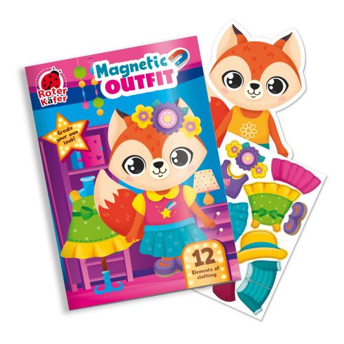 Гра настільна Roter Käfer магнітна одягалка. Лисичка