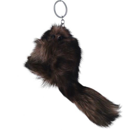 Мʼякий хутряний брелок "Бурундук" (рябий)