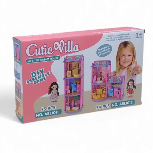 Будинок з лялькою, 74 елементи