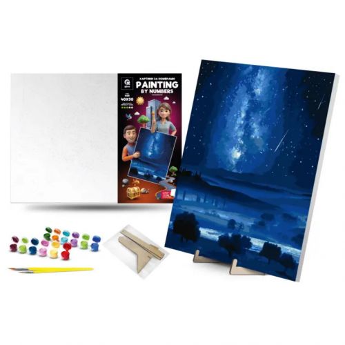 Картина по номерах на підставці "Чумацький шлях" (40х50 см)